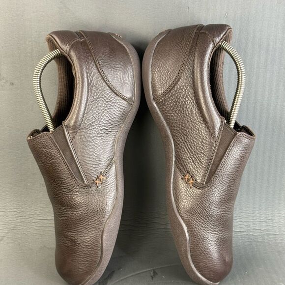KURU Kivi brown leather slip-on comfort shoes men’s size 10.5 main image 8